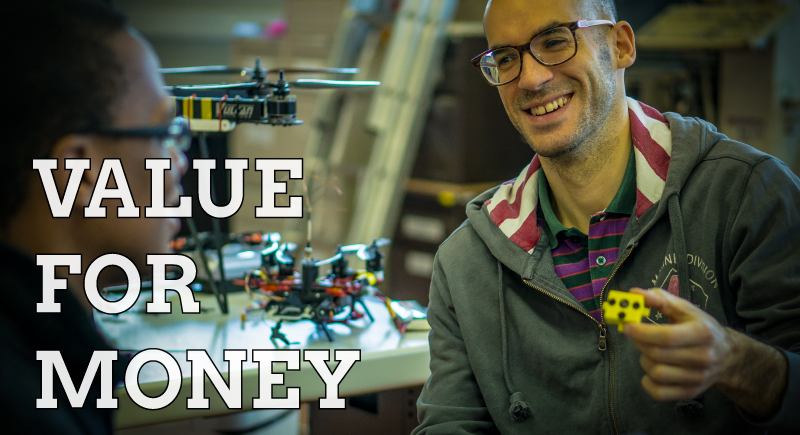 low cost laser like distance sensor